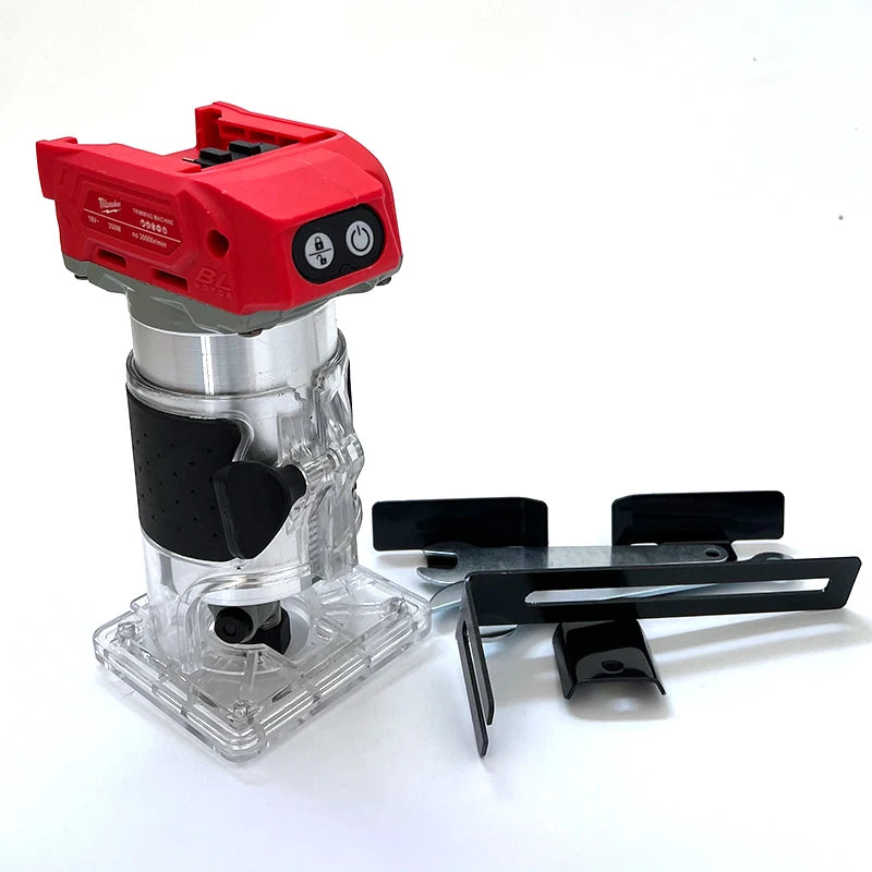 Milwaukee 18V Brushless Electric Trimmer 800W 30000RPM Cordless Compact Router 5-Speeds Woodworking Trimming Machine For 18V Battery
