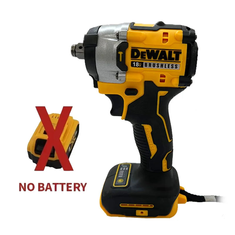 DEWALT DCF921 ATOMIC 18V 20V MAX Cordless Wrench 1/2 in Cordless Impact Wrench Variable Speed Charging Wrench DCF921N with battery