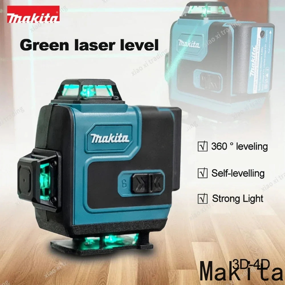 Makita 16 Lines Horizontal Vertical Laser Level Full kit with remote control