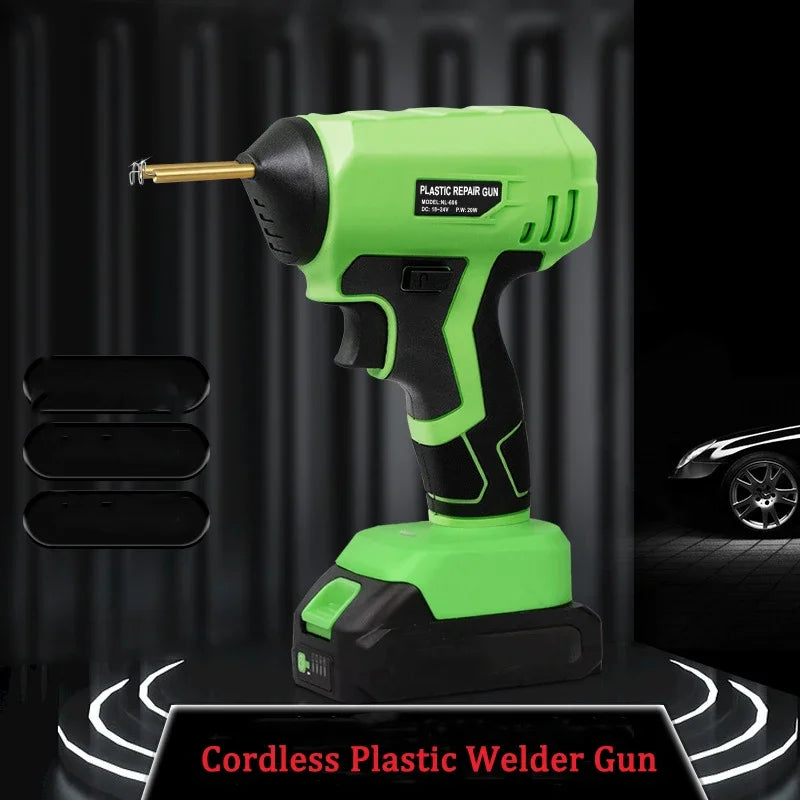 Makita Dewalt Milwaukee Bosch Black & Decker Compatible JV 18V Battery Cordless Welding Gun with 400PCs Staples Car Bumper Repair Tools