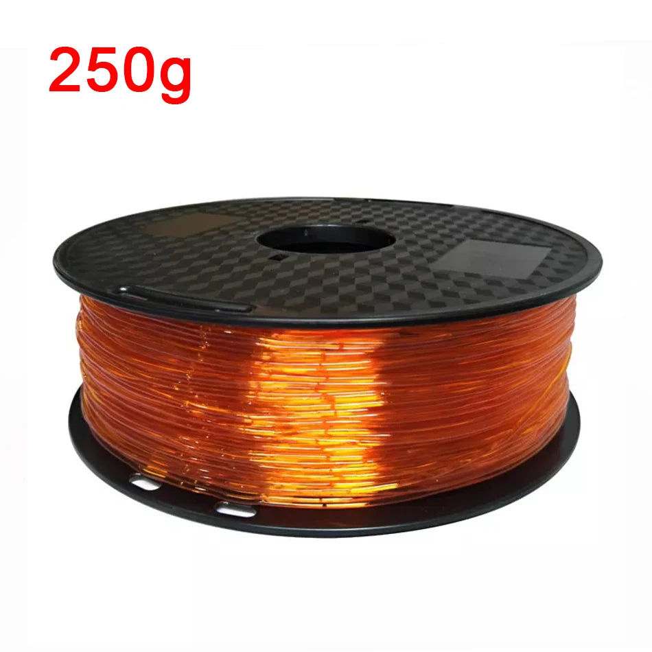 3D Printing JV 1.75mm Flexible TPU 3D Printing Filament No Bubble Non-toxic Sublimation 3D Printer Plastic Material TPU Filament 0.5KG/0.25KG