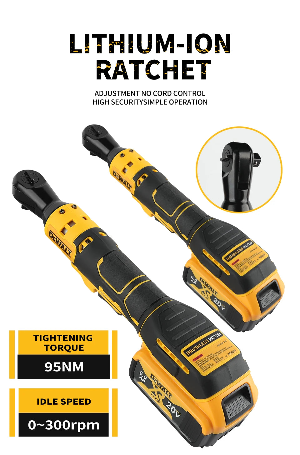 DEWALT DCF512 18V 20V Max with 6.0Ah battery and Charger