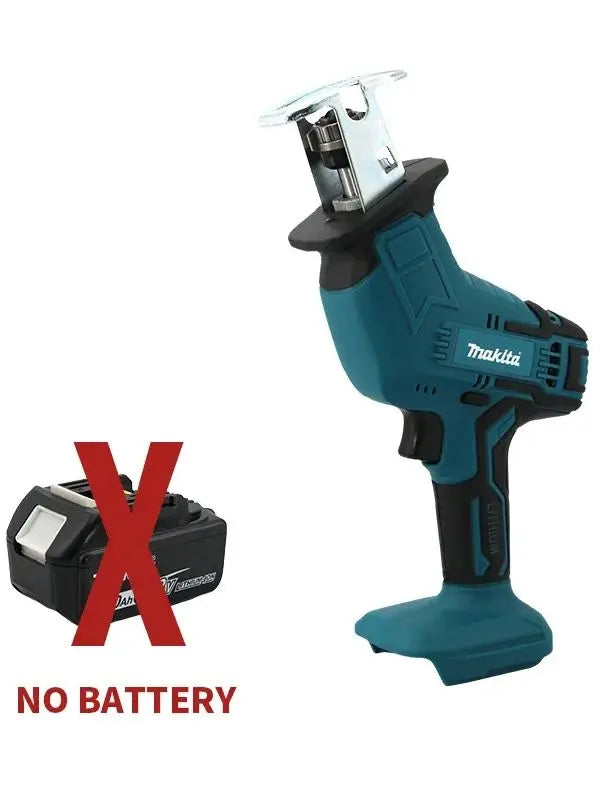 Makita-18V, ML-505 Brushless Cordless Reciprocating Saw, Portable Electric Chain Saw for Wood, Metal Pipe Cutting, Power Tool,