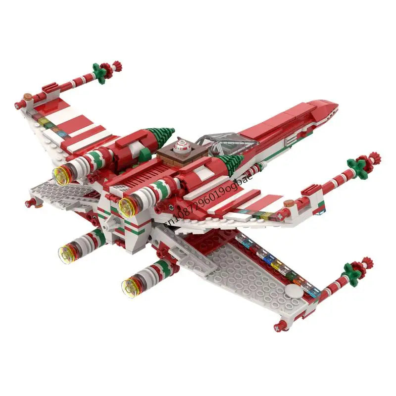 Star Wars JV NEW 733PCS star battle Movie MOC X-Wing space fighter model DIY creative ideas Christmas Child Toy Assembly Puzzle birthday Gift