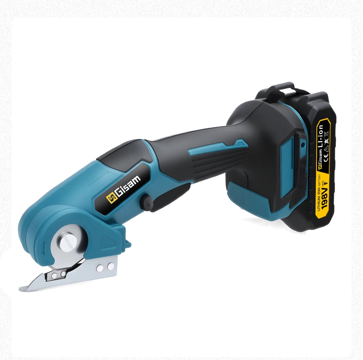 Makita Compatible 18V Gisam Cordless Carpet Scissors Multi Functional Pruner Round Knife Cutting Cloth Scissors Power Tool For makita 18v battery pins
