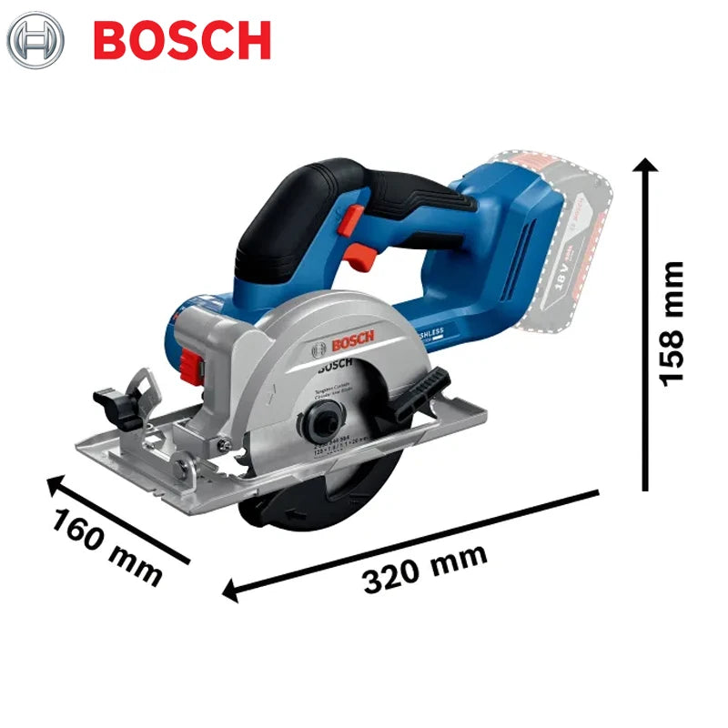 BOSCH GKS 18V-51 Cordless Circular Saw 18V Professional 140 MM Electric Saw Woodworking Cutting Machine Bosch Power Tools