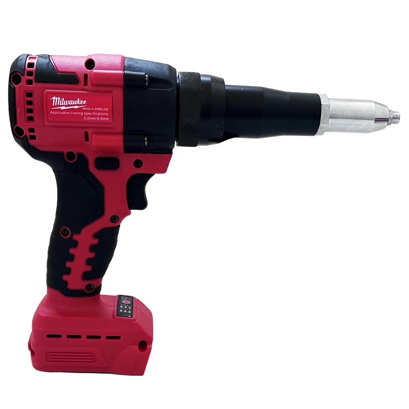 Milwaukee 18V 4.8MM Cordless Electric Riveter Gun Brushless Rivet Riveting Tool With LED Light For Milwaukee 18V Battery New