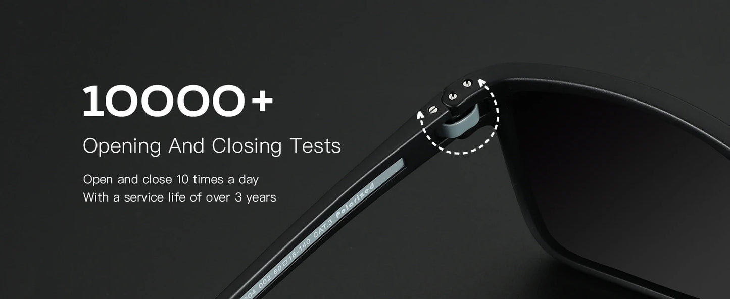 ZENOTTIC JV Retro Square Polarized Sunglasses Fashion Shade Women Men Ultra light TR90 Frame UV400 Protection Classics Sun Glasses