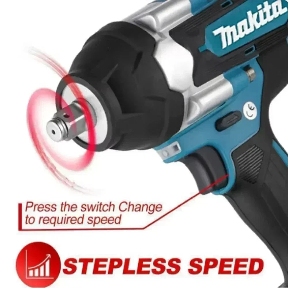 Makita DTW700 18V TBW Brushless Electric Wrench Cordless Drill Screwdriver Free Delivery Large Torque Power Tools Torque Wrench