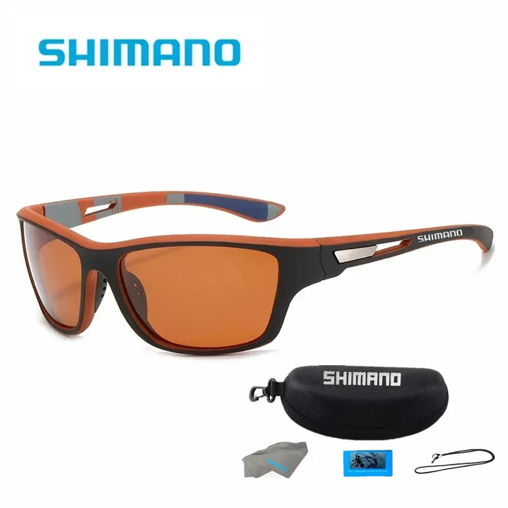 Shimano Unisex Polarized Sunglasses UV400 Outdoor Sports Protective Fashion Sunglasses for Hunting Fishing Driving And Cycling