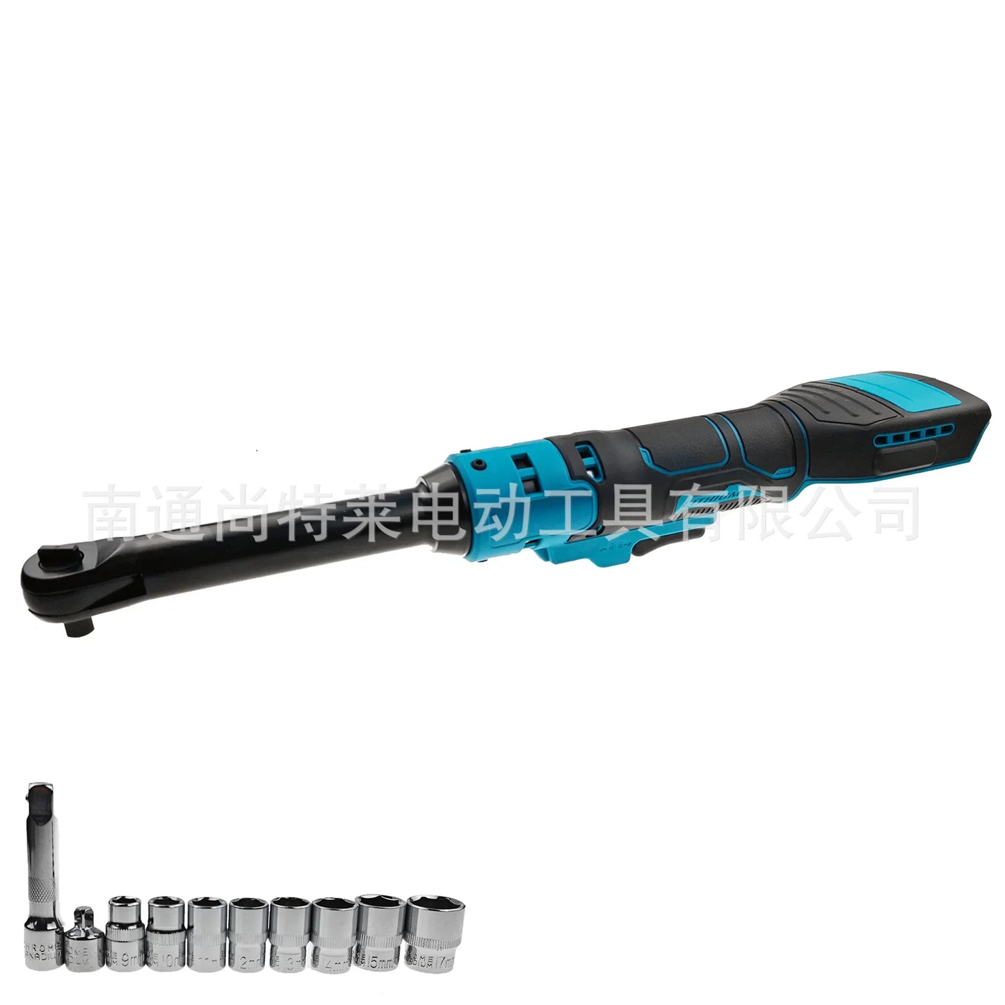 DeWalt Makita Milwaukee Compatible 18V 20V Max JV 3/8" Extended Cordless Ratchet Wrench , Electric Power Ratchet with LED Light For Makita/Dewalt/Milwaukee 18V Li-ion Battery