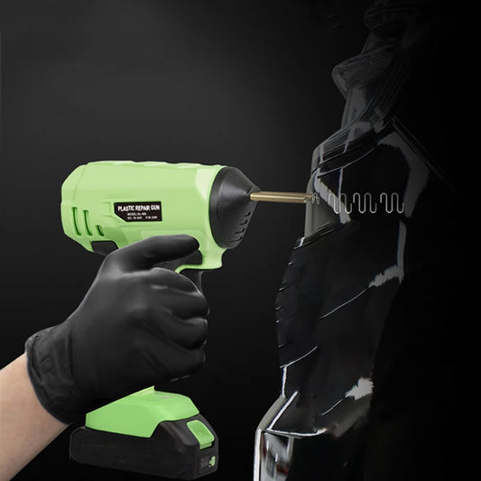 Makita Dewalt Milwaukee Bosch Black & Decker Compatible JV 18V Battery Cordless Welding Gun with 400PCs Staples Car Bumper Repair Tools