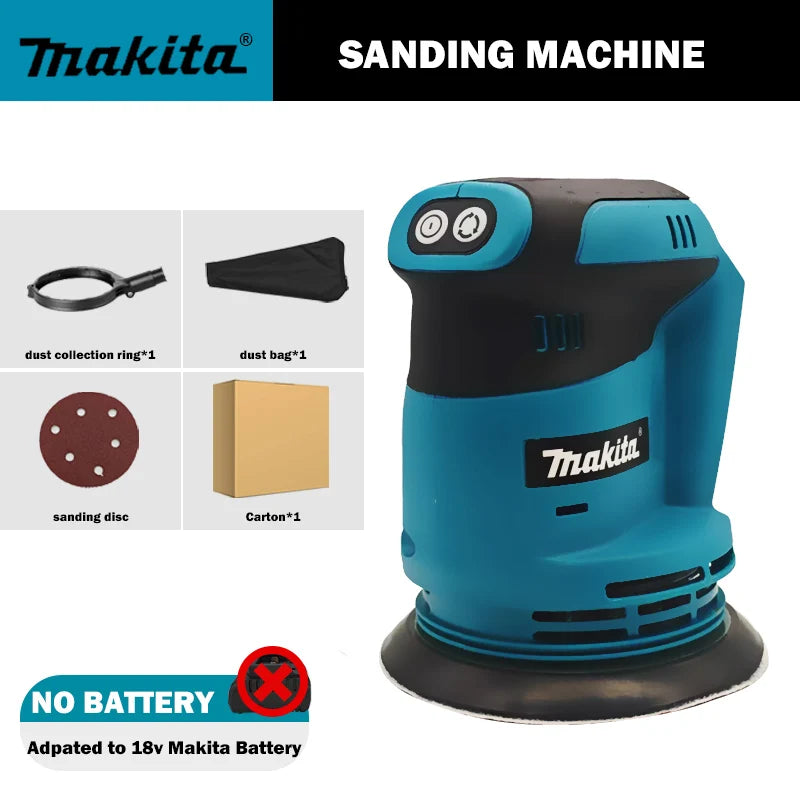 Makita 18V Disc Random Orbital Sander