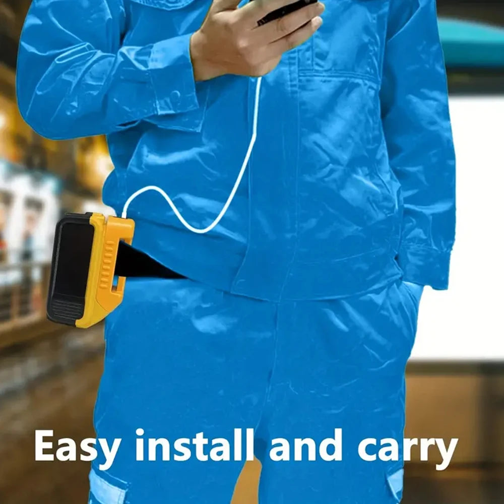 DeWalt compatible USB 18V 20V Adapter With Dual Output Interface For DEWALT 18V 20V Battery DCB200 Batteries