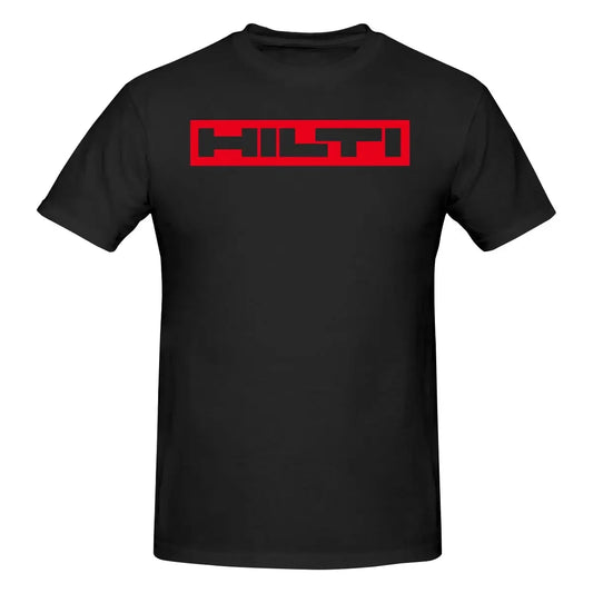 Hilti Machine Logo Men's T-shirt Printed Tops Are Loose and Slim Fit Women's T-shirts