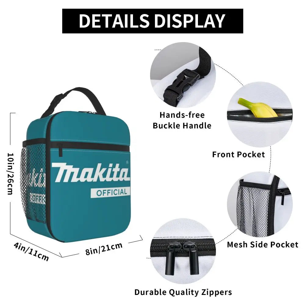 Makita lunch bag Picnic Storage Food Boxes Portable Container Cooler Thermal Lunch Box Tote