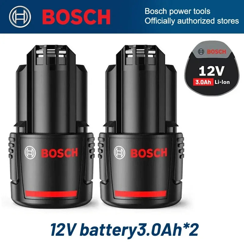 Bosch Original 3.0Ah 12V battery, 3000mAh BAT411 Lithium ion Rechargeable Battery BAT411A BAT412 BAT412A BAT413 Battery Charger