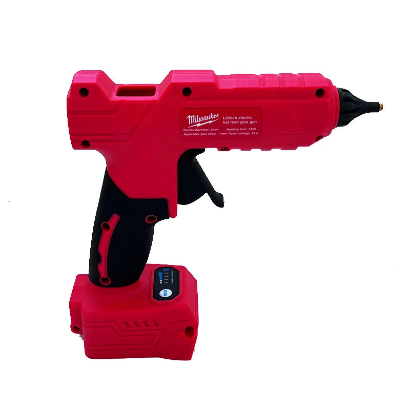 Milwaukee 18V Cordless Electric Handheld Hot Glue Gun Repair DIY Tool Hot Melt Welding Hot Air Gun Anti-scald Nozzle for 20V Battery
