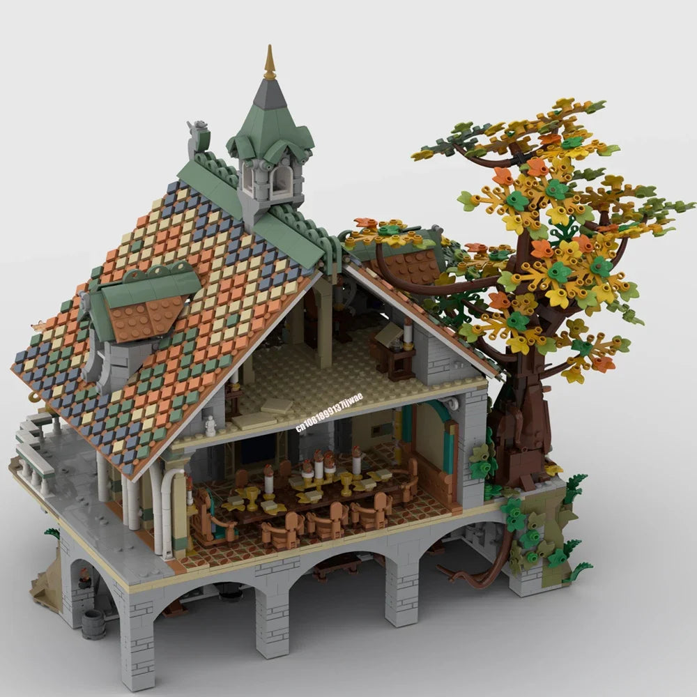 Lord of the Rings JV NEW 3660PCS The Rings Movie The Last Homely House model DIY creative ideas child Toy Assembly Puzzle Birthday Gift MOC-10315