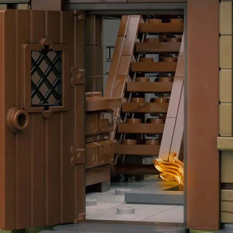 Elder Scrolls JV 2772PCS game Movie Elder Scrolls Skyrim series Vikings Whiterun Breezehome house model creative ideas Toy Assembly Puzzle Gift