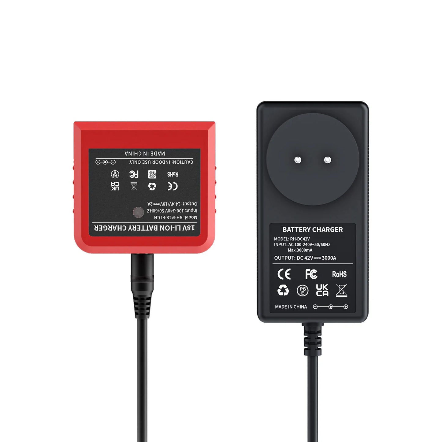 Milwaukee Compatible M18 18v Battery Charger for M18M18B5