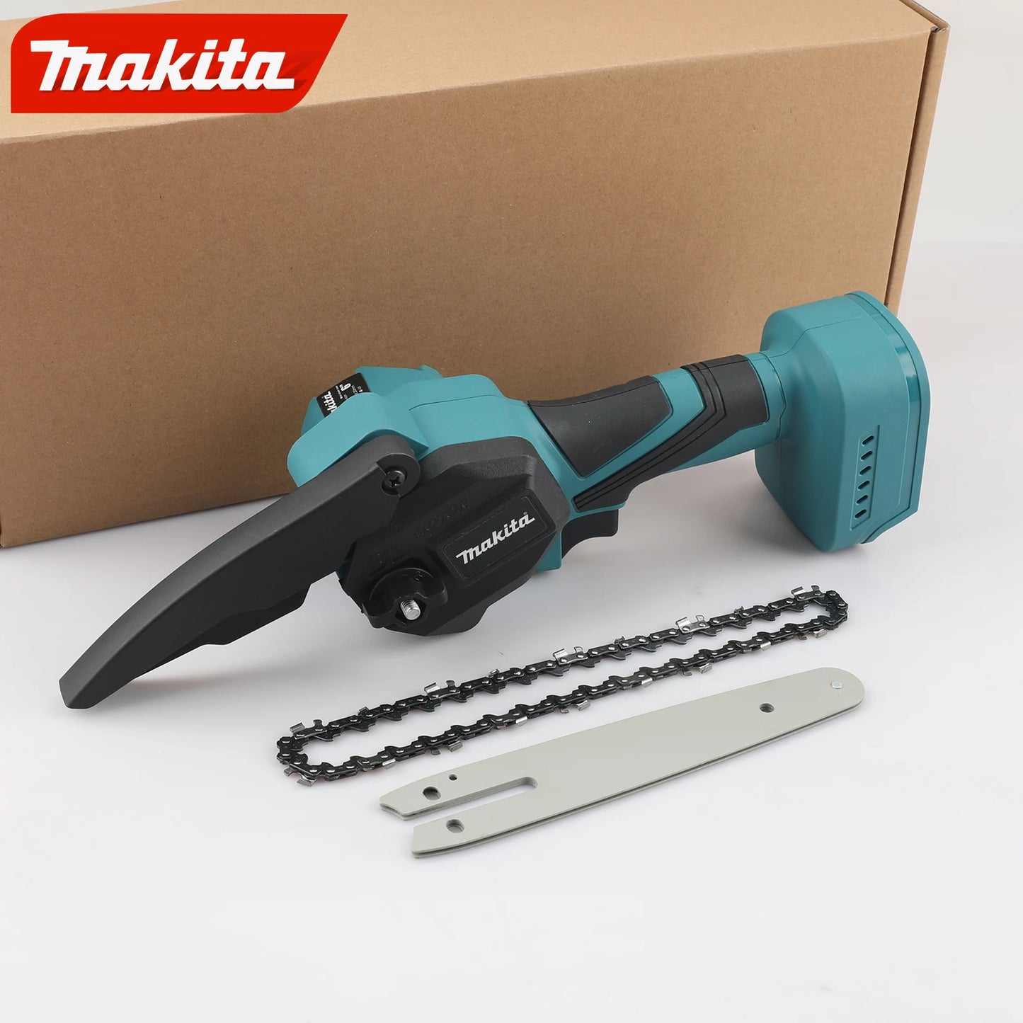 Makita 18V 4" Mini Chainsaw 4-inch Electric Saw Handheld Portable Wood Logging Chainsaw Garden Pruning Wood Power Tool for 18V Battery