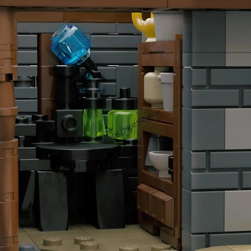 Elder Scrolls JV 2772PCS game Movie Elder Scrolls Skyrim series Vikings Whiterun Breezehome house model creative ideas Toy Assembly Puzzle Gift