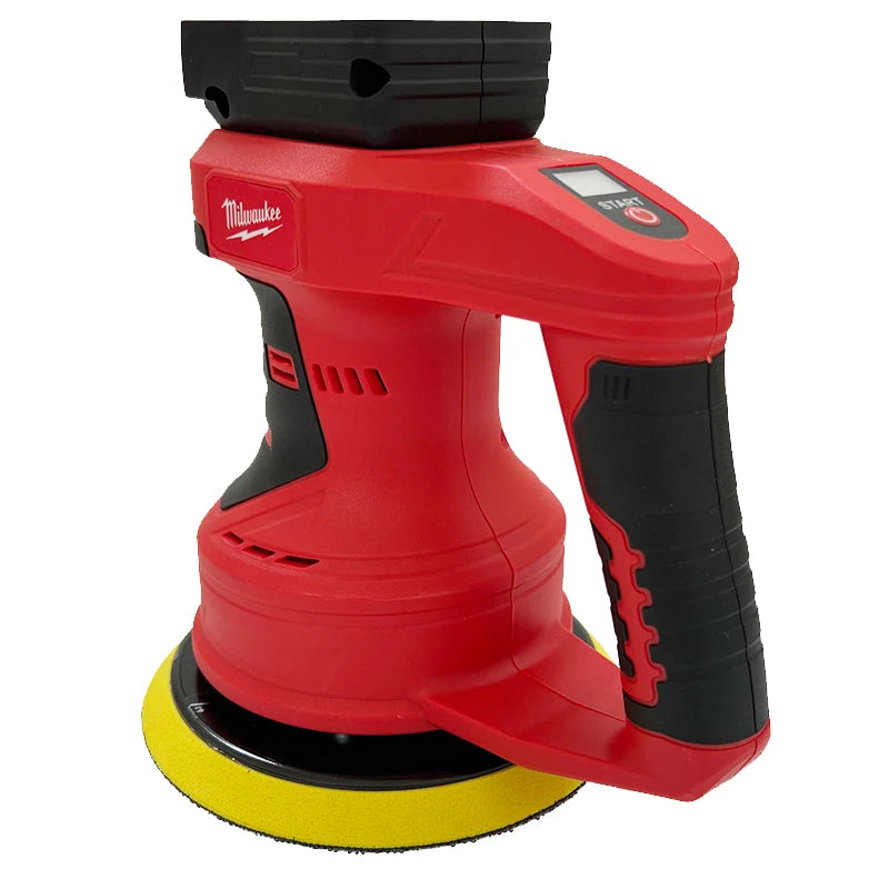Milwaukee 18V Cordless Car Polisher 8 Gears Brushless Electric Polishing Machine Waxing Sanding Sealing Power Tools For 18V Battery