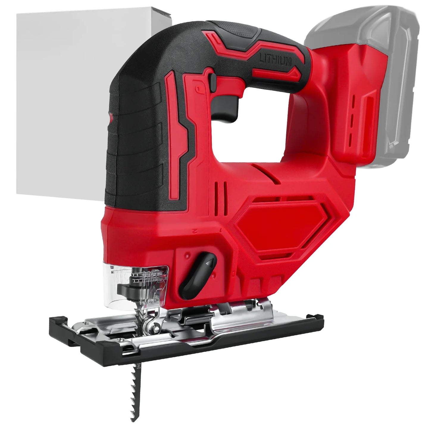 Milwaukee compatible 18V Jig Saw 0°- 45° Bevel Cuts and 3 speed Settings with LED Work Light