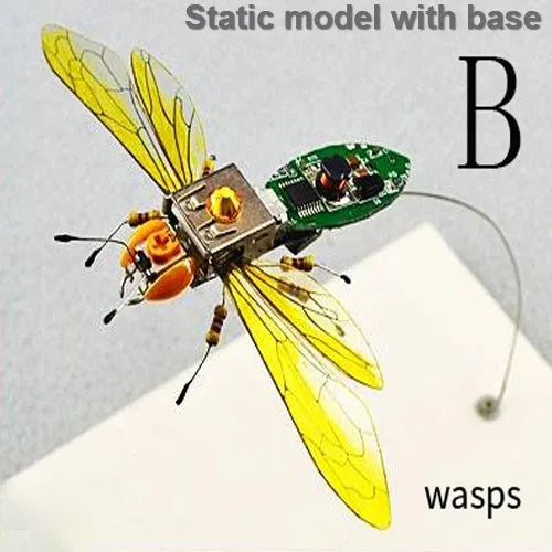 Robot JV STEAM DIY Robotic Insects Science Invention Electronic Animal for School Competition Non-soldered DIY Kit Stem Toys Robot Animal