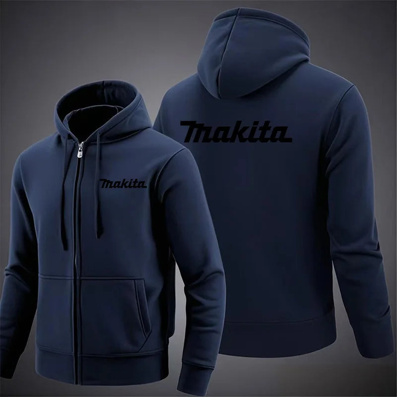 Makita Unisex Zipped Hooded Jacket