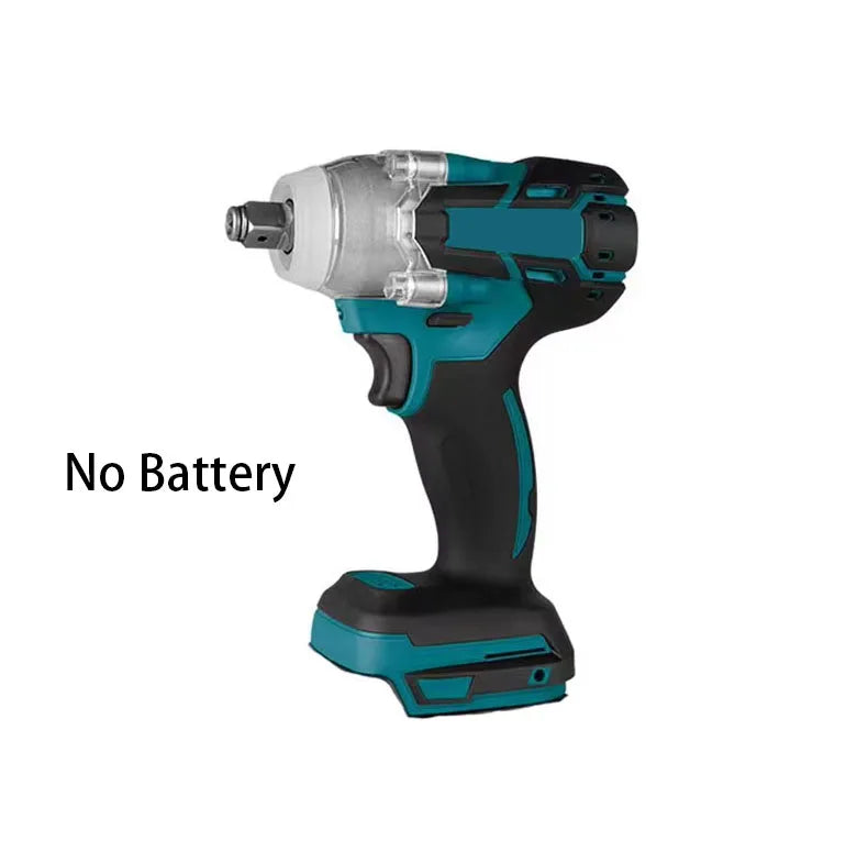 Makita Compatible 18V Cordless electric screwdriver Speed brushless impact wrench Rechargeable drill LED light
