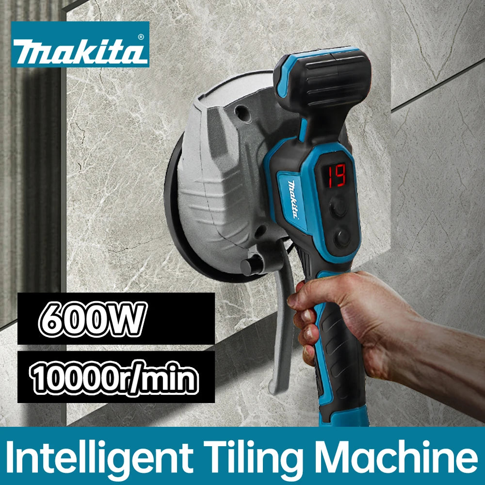 Makita 18V BPJ-355 18V Tile Laying Machine with 8 Speed Adjustment High Capacity for Wall & Floor Vibration Home Decoration Tool