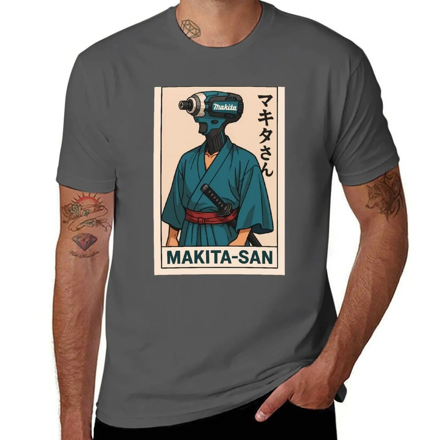 Makita-san (Original) T-Shirt man t shirt designer t shirts designer T-Shirt