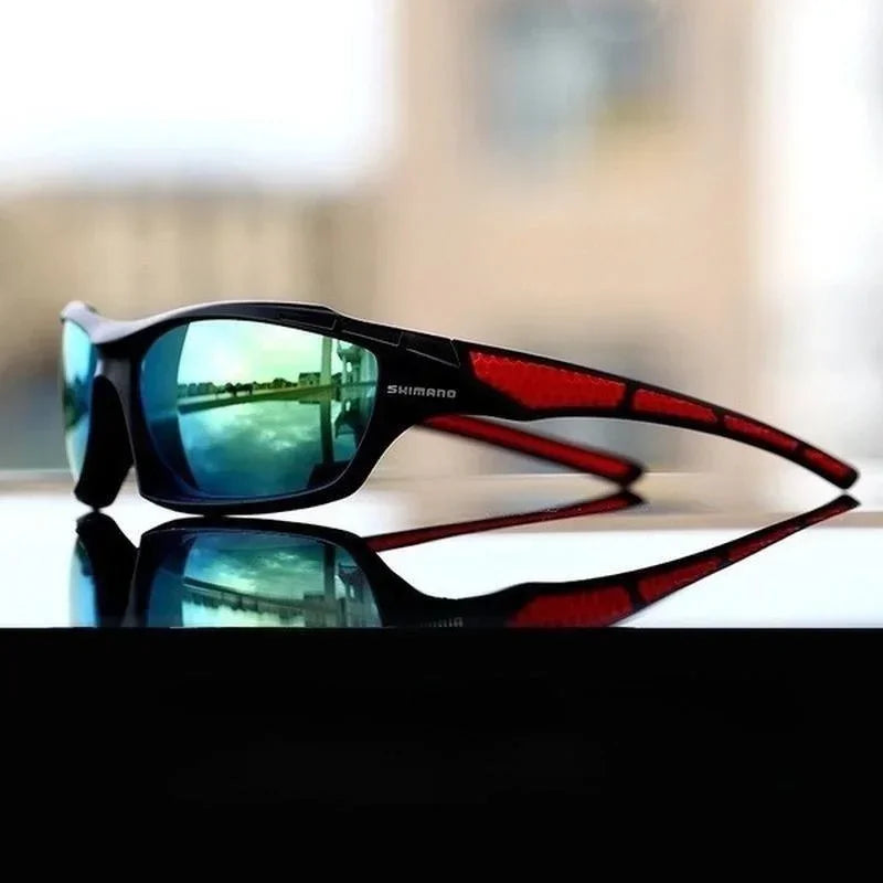 Shimano JV Men and Women Fishing Glasses, Outdoor Sports Sunglasses, Mountain and Road Cycling Glasses