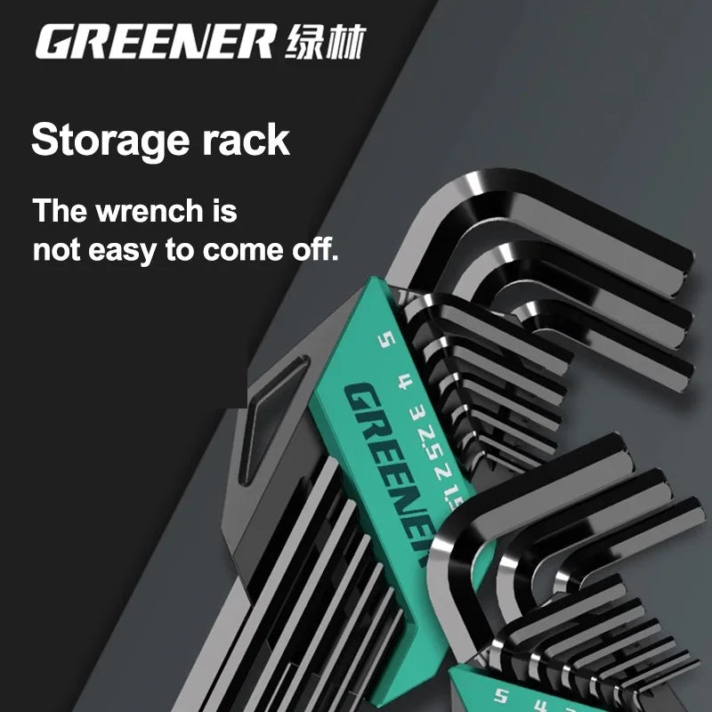 Greener 9-Piece Hex Key Set