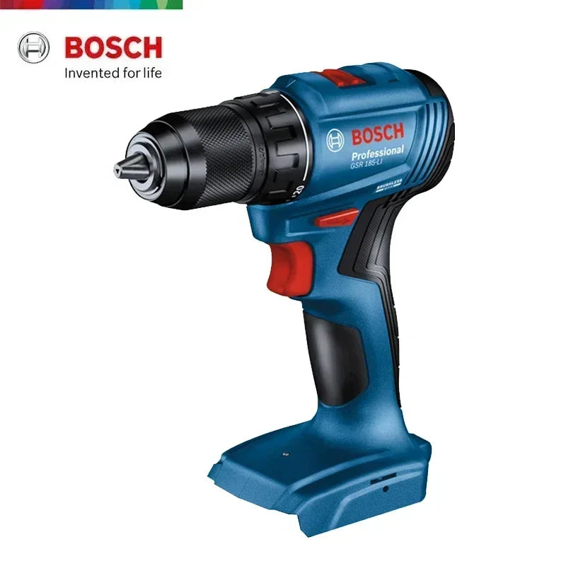 BOSCH GSR 185-LI Cordless Drill Driver Screwdriver For Metal Wood Wall 18V Professional Brushless Motor Power Tool GSR185-LI