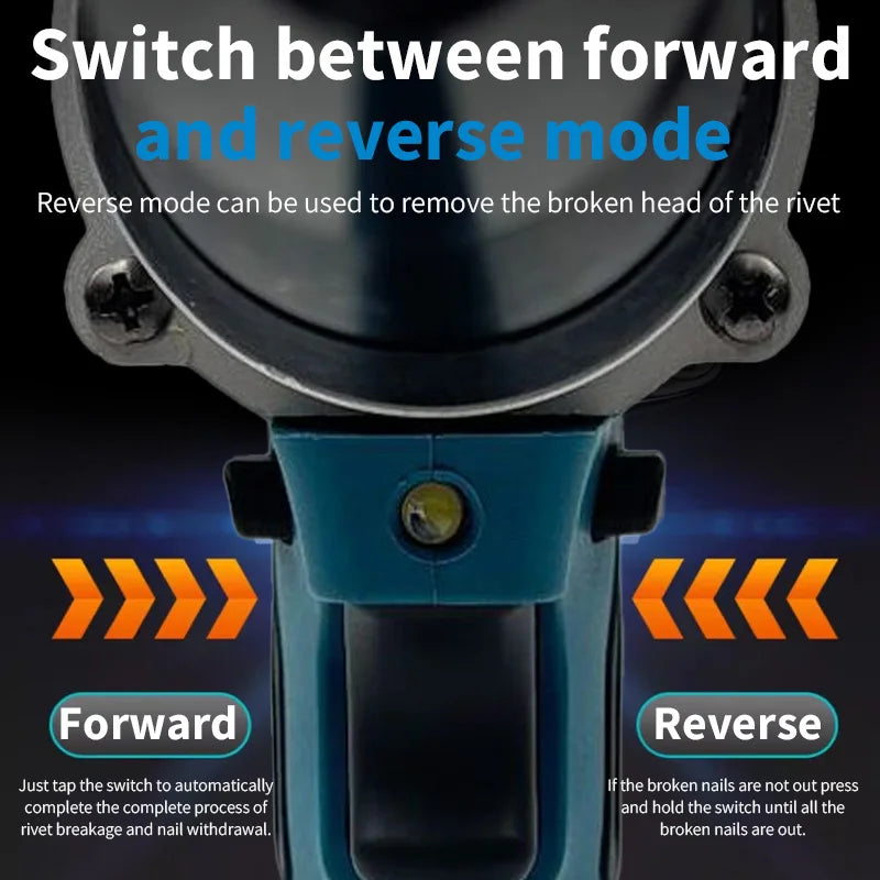 Makita 18V 2.4mm-5mm Brushless Rivet Gun