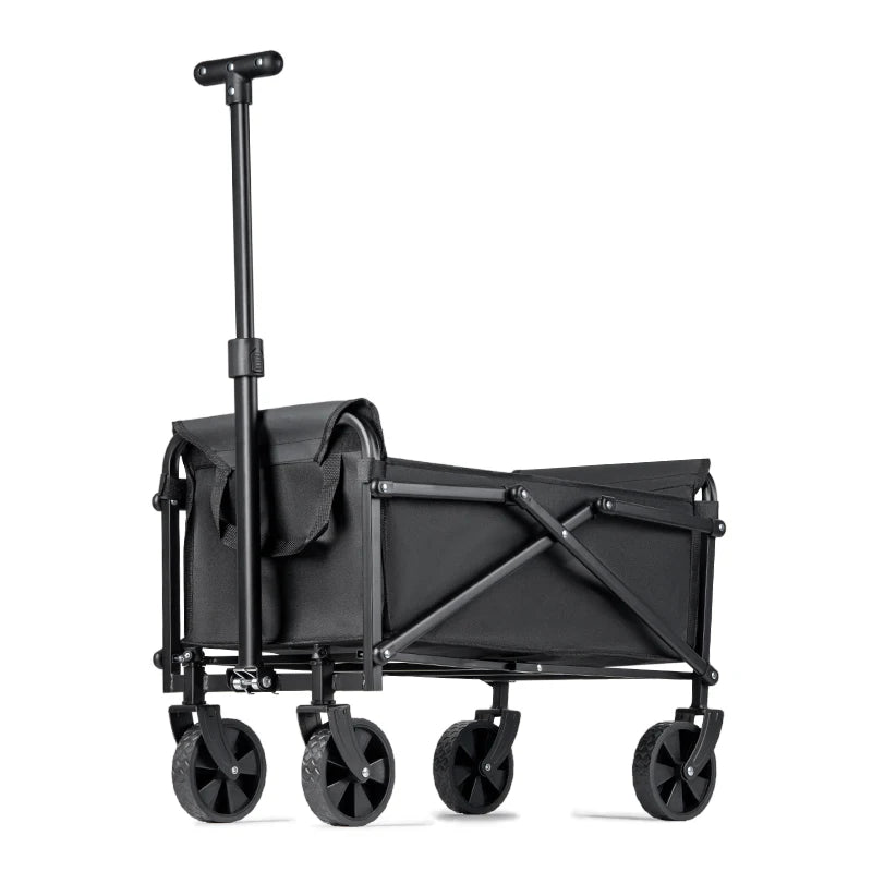 Trolley beach wagon JV Foldable Portable Picnic Outdoor Camping Cart Heavy Duty Folding Utility Cart Shopping Beach Collapsible Folding Utility Cart