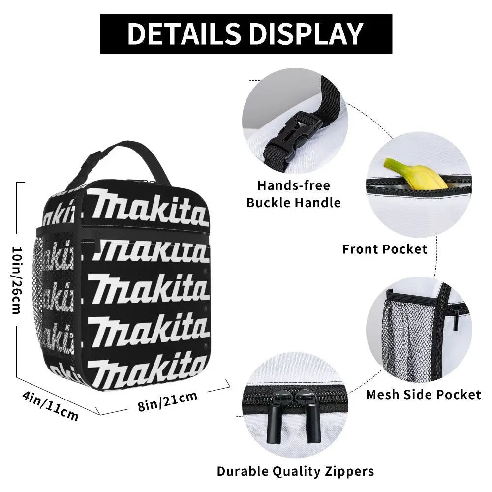Makita lunch bag Picnic Storage Food Boxes Portable Container Cooler Thermal Lunch Box Tote