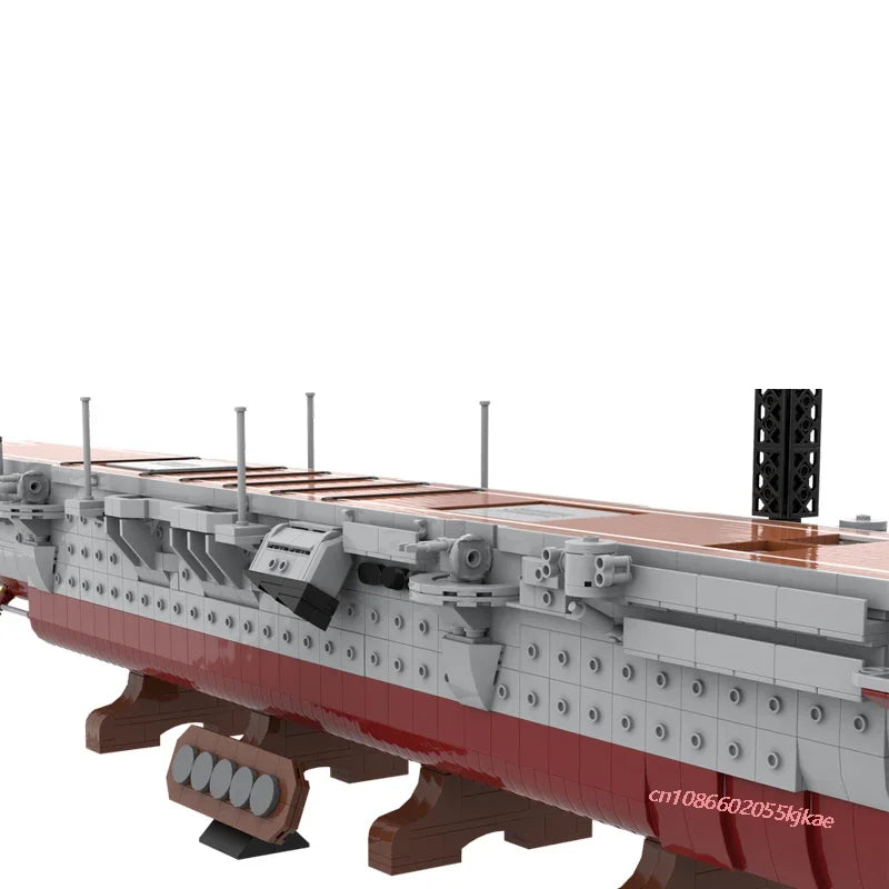 Zuiho JV 3626PCS WW2 Military MOC Zuiho light aircraft carrier warship Model DIY creative ideas high-tech Child Toy Assembly Puzzle Gift