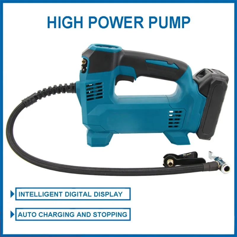 Makita compatible 18V JV Electric Cordless Air Pump for 18V Makita Battery Powered Compressor Inflatable Pump Digital Display Inflator Car Tire Air Pump