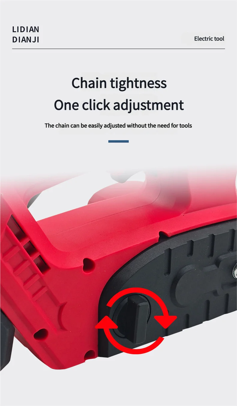 Milwaukee compatible 18V JV 12 Inch Cordless Chainsaw Handheld Garden Electric Chain Saw for Tree Branch Wood Cutting For Milwaukee M18 Battery