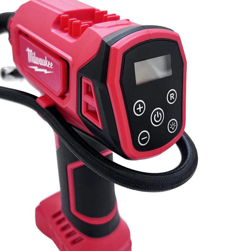 Milwaukee 18V Battery Electric Air Pump Cordless Car Tire Automatic Inflator Handheld Air Compressor Power Tools