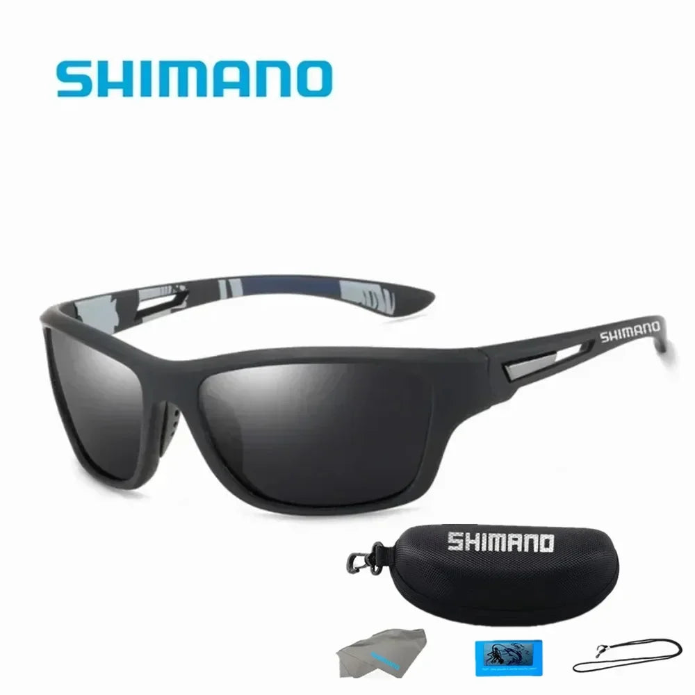 Shimano Unisex Polarized Sunglasses UV400 Outdoor Sports Protective Fashion Sunglasses for Hunting Fishing Driving And Cycling