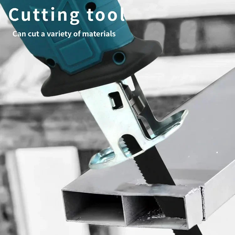 Makita-18V, ML-505 Brushless Cordless Reciprocating Saw, Portable Electric Chain Saw for Wood, Metal Pipe Cutting, Power Tool,