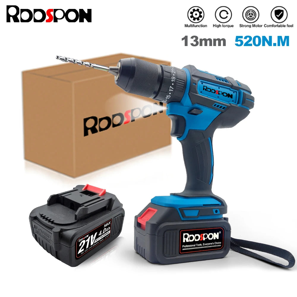 Makita Compatible 18V JV RDDSPON 13mm Cordless Electric Drill Screwdriver 25+3 Torque 520N.M Impact Hammer Drill Power Tool For Makita 18v Battery News