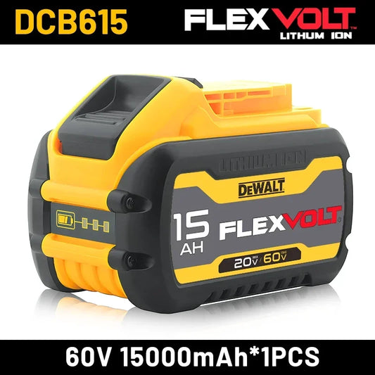 DeWalt original 15Ah 18V/20V- 60V battery- 1Pk, 2Pk, 3Pk and Charger options
