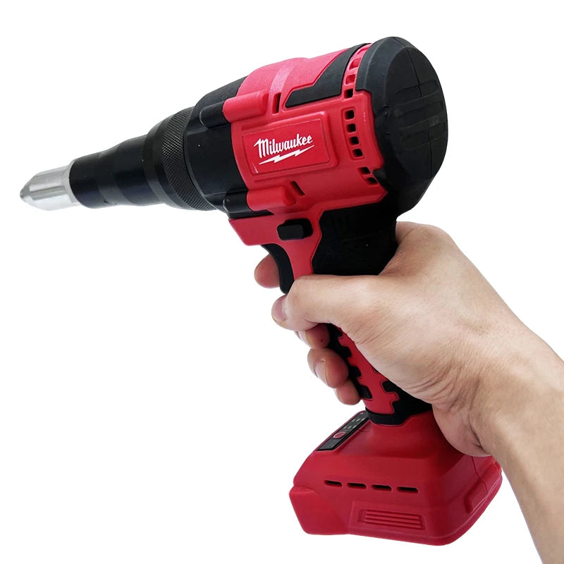 Milwaukee 18V 4.8MM Cordless Electric Riveter Gun Brushless Rivet Riveting Tool With LED Light For Milwaukee 18V Battery New