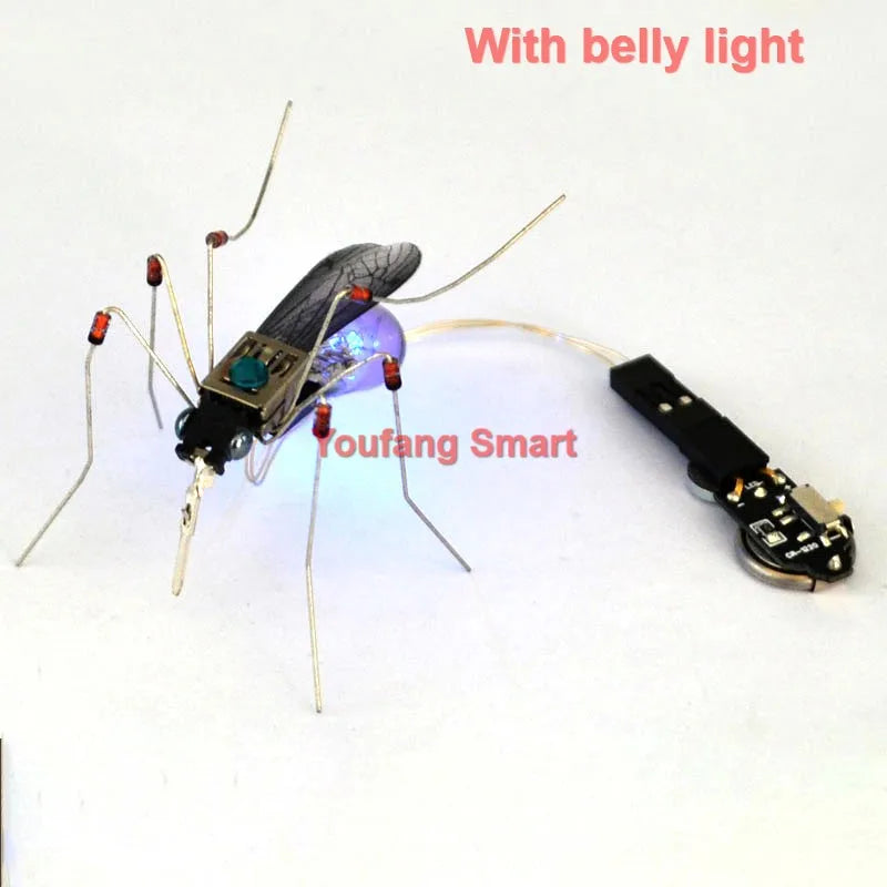 Robot JV STEAM DIY Robotic Insects Science Invention Electronic Animal for School Competition Non-soldered DIY Kit Stem Toys Robot Animal